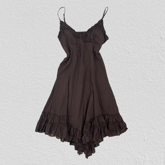 Brown babydoll dress - Size M