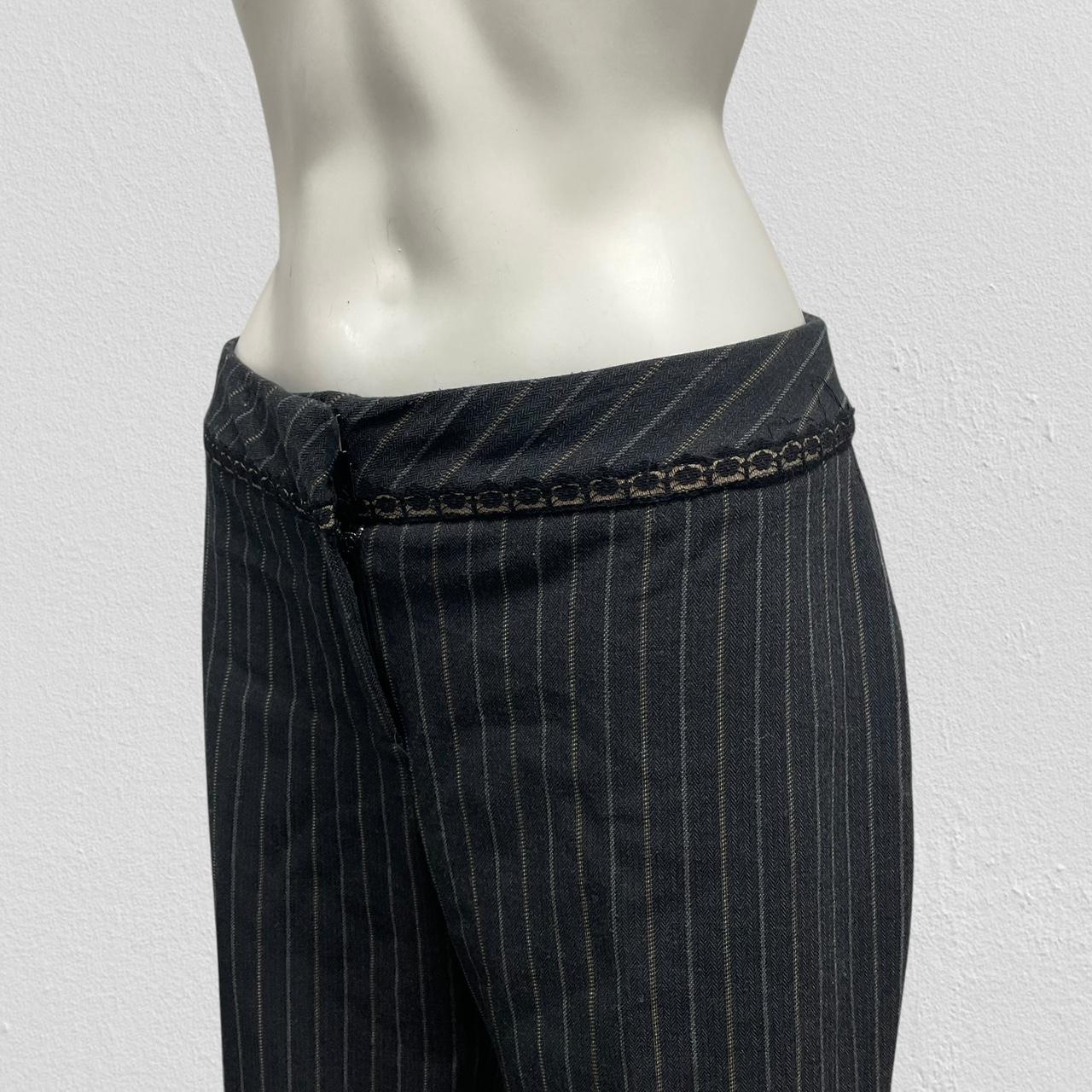 Wide leg pinstripe trousers - Size M