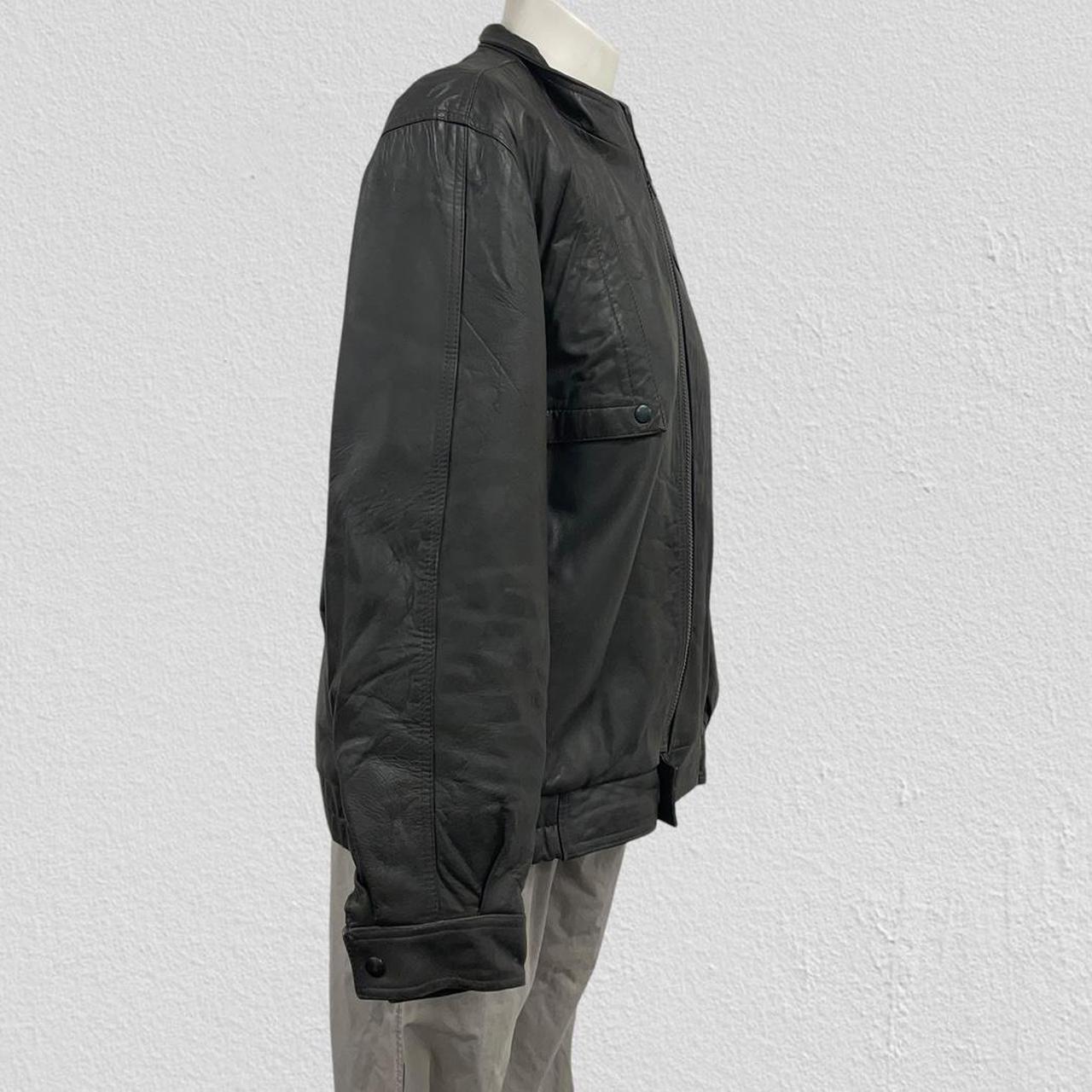 Oversized leather jacket - Size L