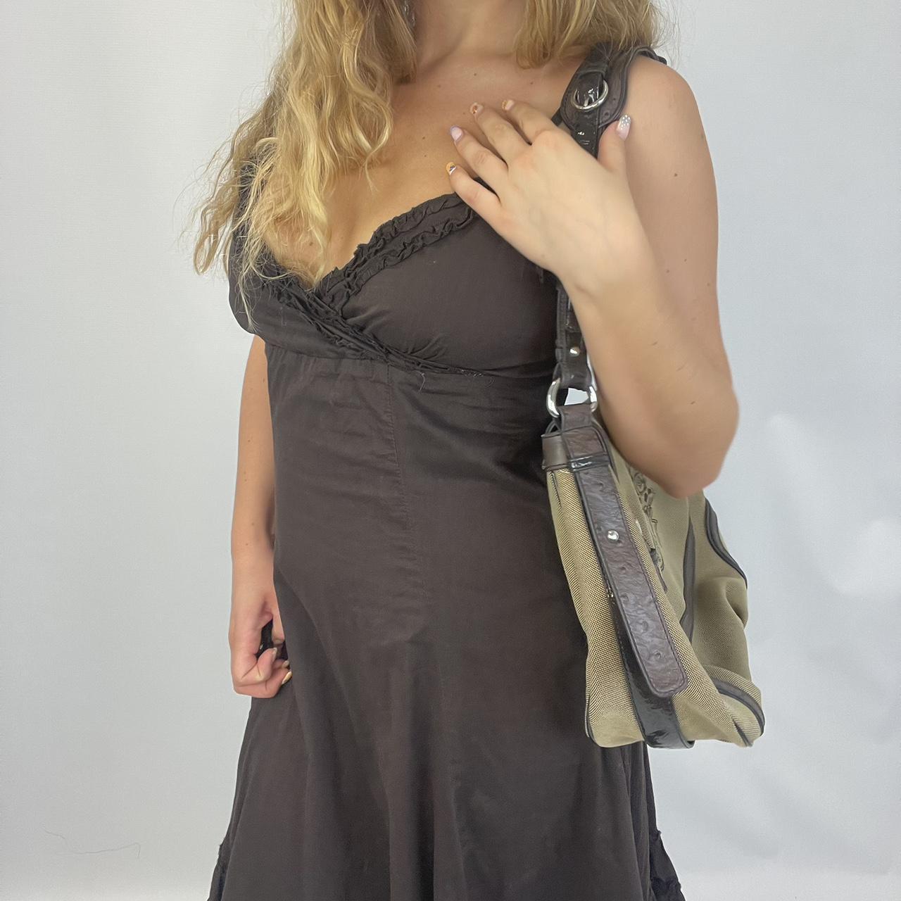 Brown babydoll dress - Size M