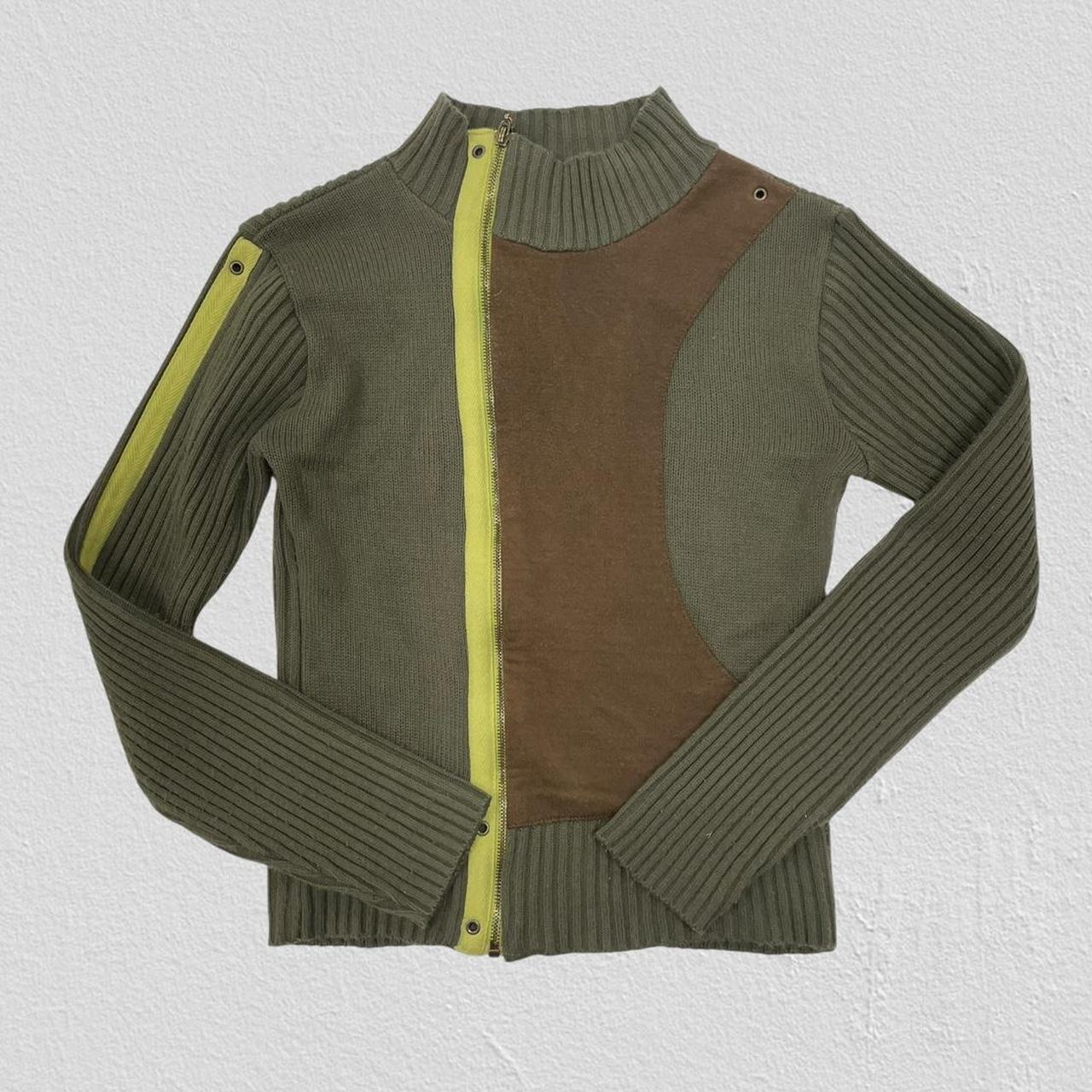 Khaki green jumper - Size M