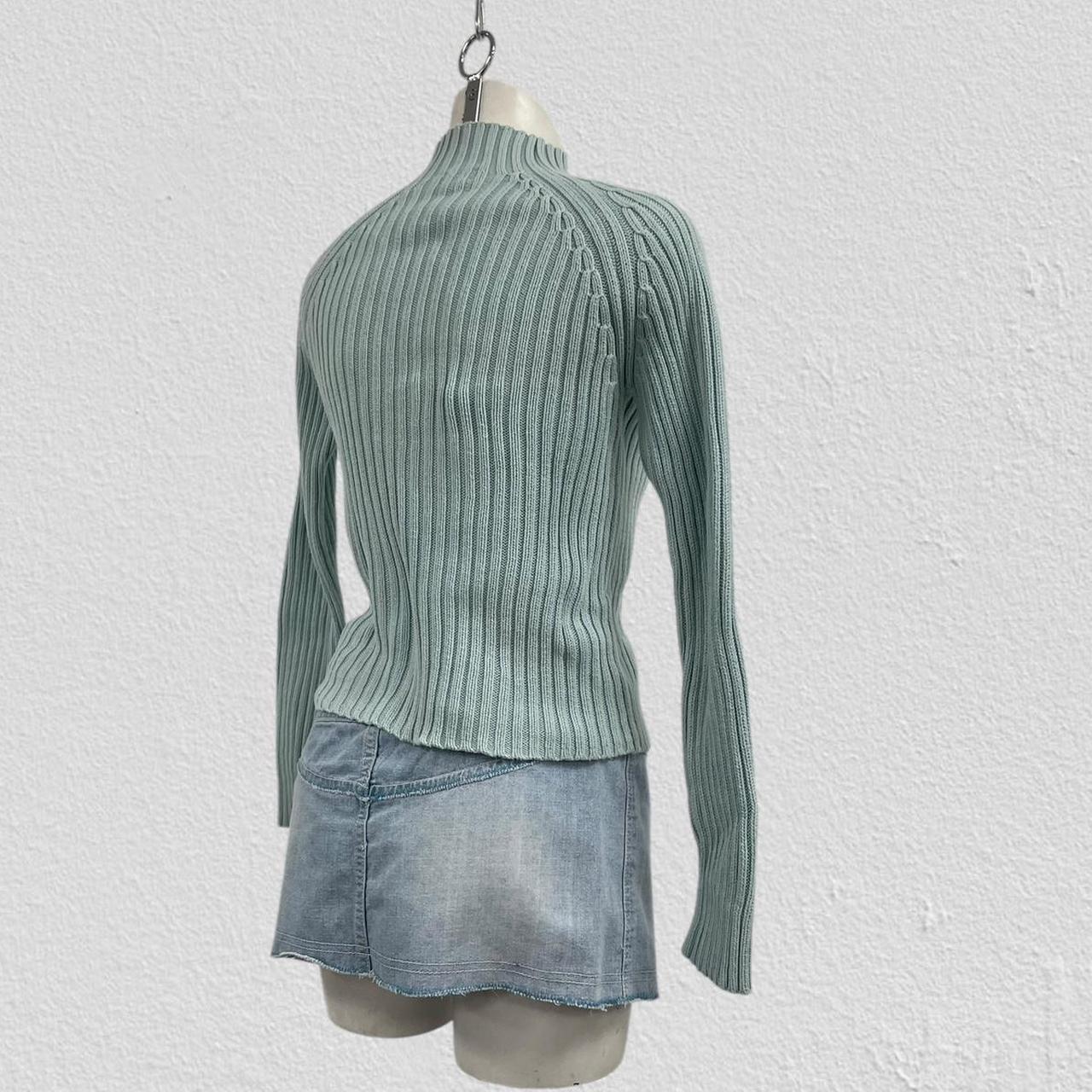 Ribbed high neck jumper - Size M