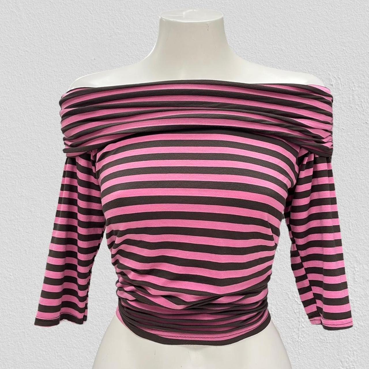 90s off the shoulder top - Size L