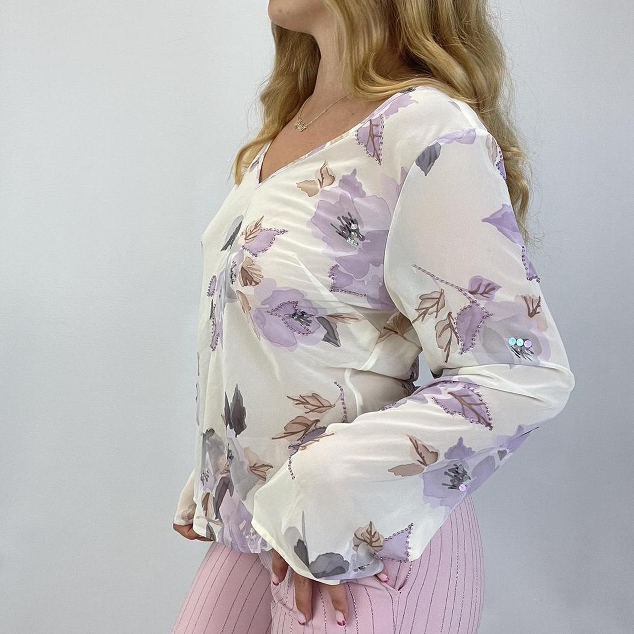 Floral longsleeve - Size M