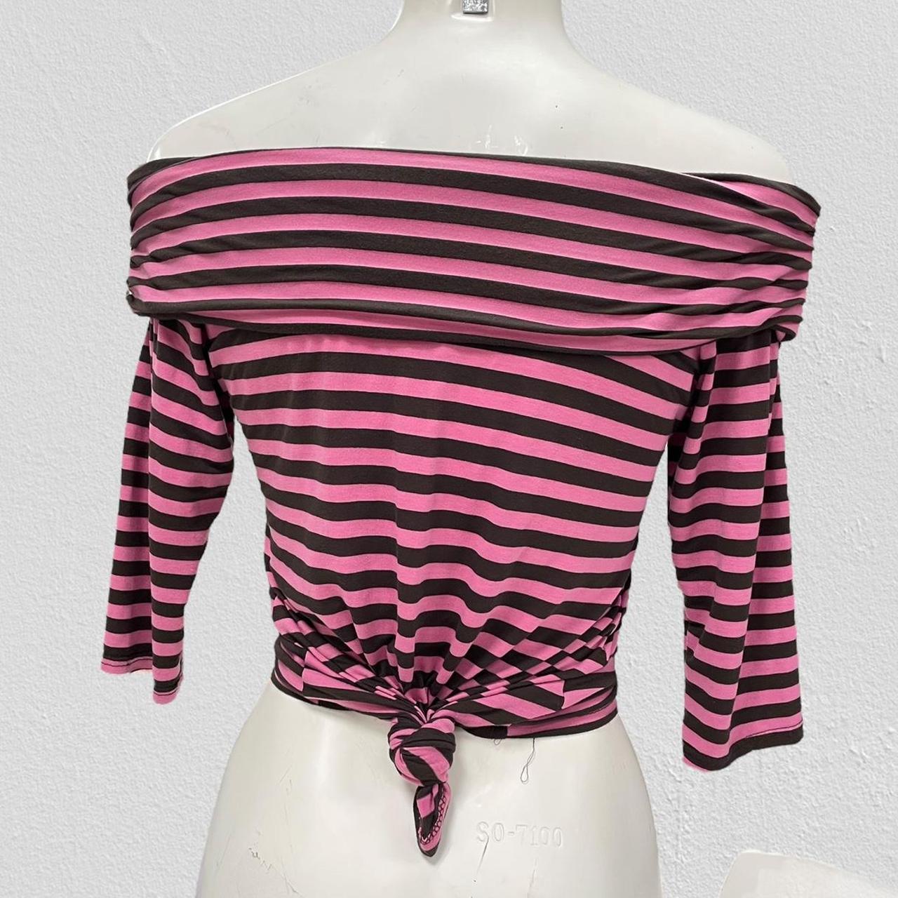 90s off the shoulder top - Size L