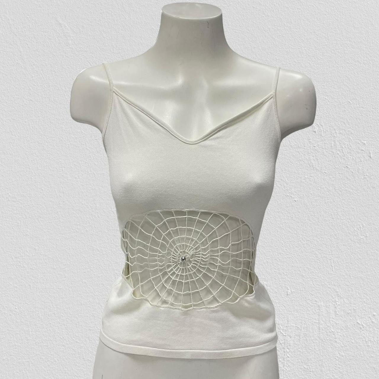 00s spider web top - Size S