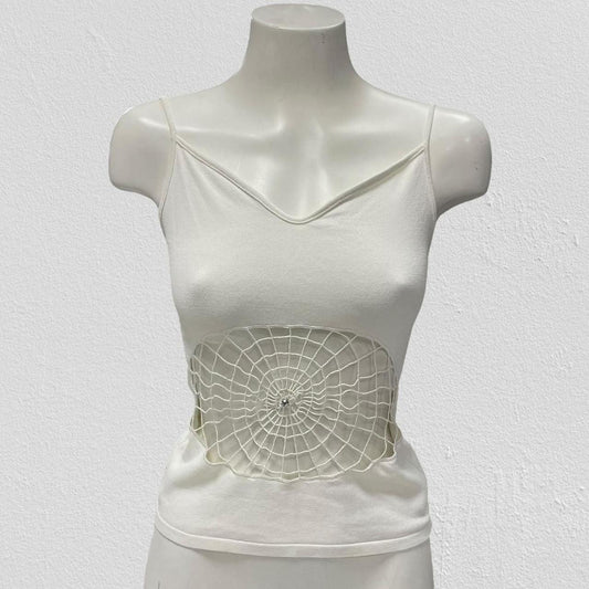 00s spider web top - Size S