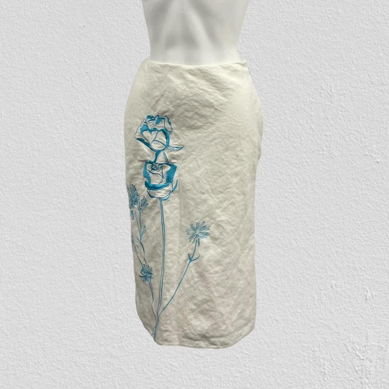 Embroidered midi skirt - Size M