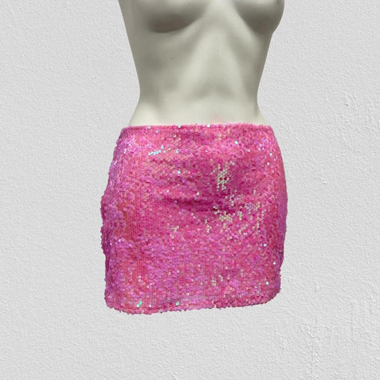 y2k sequin mini skirt- Size S